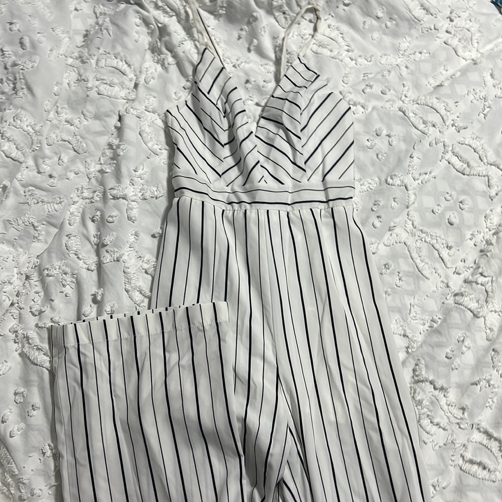 Striped Jumpsuit